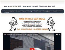 Tablet Screenshot of manwithavanhull.org